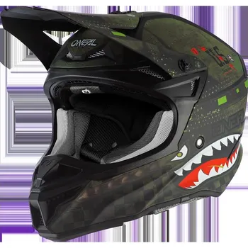 Helma na motorku Přilba O´Neal 5Series WARHAWK ABS černá/zelená 0628-003