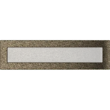 Krbové nářadí Krbová mřížka 11x42 cm černo zlatá Kratki