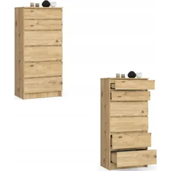 Komoda Komoda Akord 60 x 40 x 130 cm dub artisan matná