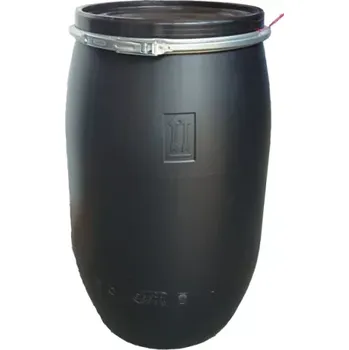 RECO PLASTOVÝ SUD 120 L, KULATÝ, ČERNÝ, UN 1H2/Y127/S, HMOTNOST 5,2 KG, 494 x 787 MM