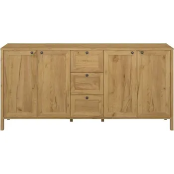 Komoda KLARK komoda 4d3s dub craft zlatý