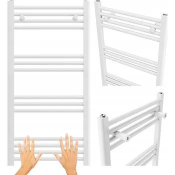 Radiátor Koupelnový radiátor vodní Granitan 372 W 40 x 110 mm bílý