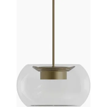 Lucis Designové svěšené skleněné svítidlo Nupar Glass Barva: Bronzová, Stmívání: Stmívatelné DALI, Teplota chromatičnosti: 4000 Kelvinů ZT.K2.NU3.73 DALI2 Designové svěšené skleněné svítidlo Nupar Glass