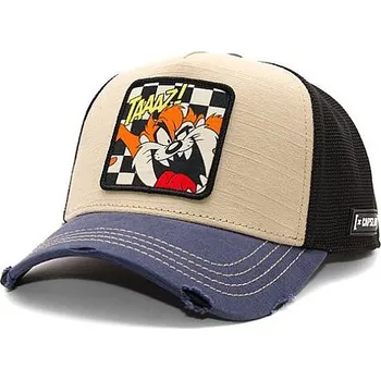 Kšiltovka kšiltovka Capslab Looney Tunes Premium Trucker - Taaaz/Sand/Blue/Black one size