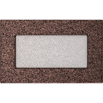Krbové nářadí Krbová mřížka 11x17 cm měděná pat.Kratki