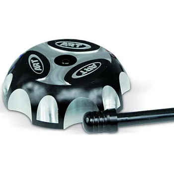 ART Víčko palivové nádrže hliníkové černé ATV AFC-407-T3-BK