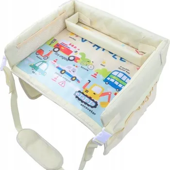 CESTOVNÍ STOLEK/PODNOS DO AUTA PRO DĚTI BÉŽOVÝ