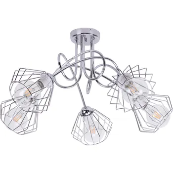 ZÁVĚSNÉ STROPNÍ SVÍTIDLO LUSTR LOFT ČERNÝ EDISON RETRO MODERNÍ ČERNÝ