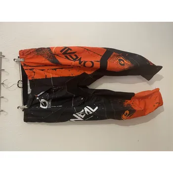 Moto kalhoty Pánské motokrosové kalhoty ONEAL černá/oranžová Vel: 42 Výprodej zboží