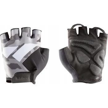 Cyklistické rukavice Cyklistické gelové rukavice na suchý zip Zanier Prolog Černo-šedé, velikost 10