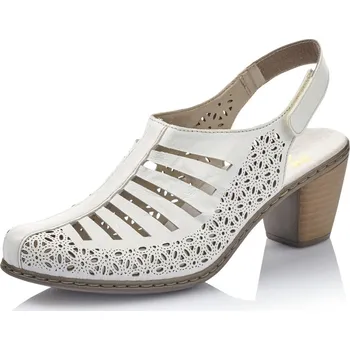 Dámské lodičky Rieker 40959-80 F/S 9 bílé
