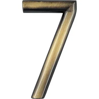 Domovní číslo číslo 75mm bronz "7" Bronz