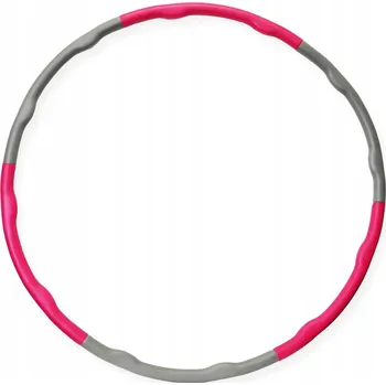 Gymnastický kruh Hula hoop Master s cvočky 95 cm růžová
