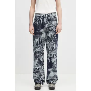 Dámské džíny Džíny No Problemo Apocalypse Jacquard Bagi Jean NP3020203, 28, modrá, 55X