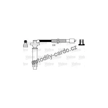 Zapalovací kabel Sada kabelů pro zapalování Valeo 346082