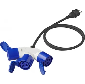 Napájecí kabel Kabelový adaptér 150 cm 3x1,5 ze zástrčky Schuko na 3x CEE INNY