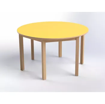 Jídelní stůl Kulatý stůl průměr 120 cm / 6 nohou, volitelná barva výška 70 cm