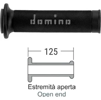 Chránič řídítek pro čtyřkolku Rukojeti DOMINO 184170170 Černá/šedá DOMINO 184170170