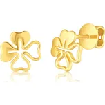 JVD Dámské peckové zlaté náušnice na šroubek ryz. 585/1000 ZE0871XJ81-3300