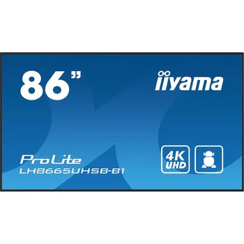 Monitor Velkoformátový displej 86" iiyama ProLite LH8665UHSB-B1