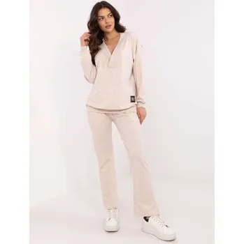 Sportovní souprava tepláků a mikiny My Red Lips světle béžová EU velikost: Univerzální