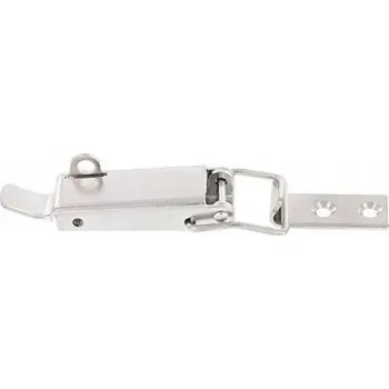 Mini zámek kandahar 102 mm nerezový kufr motocykl oko zapínání