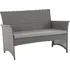 Zahradní sestava BestBerg Cordova BBRF-1008G šedá