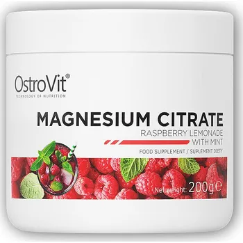 Ostrovit Magnesium Citrate malinová limonáda s mátou 200 g