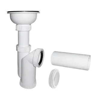 Sifon Sifon dřezový 115, nerezová miska, zátka, DN50