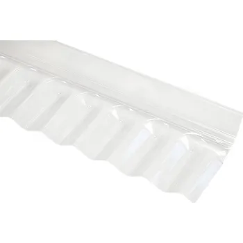 Průsvitná krytina PALRAM napojení na stěnu čelní (vlna) 76 x 18