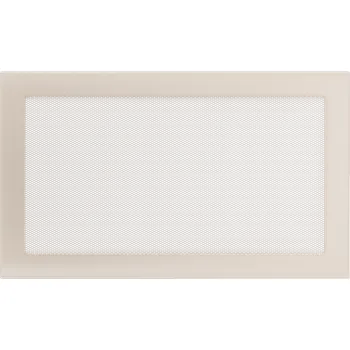Krbové nářadí Krbová mřížka 22x37 cm krémová Kratki