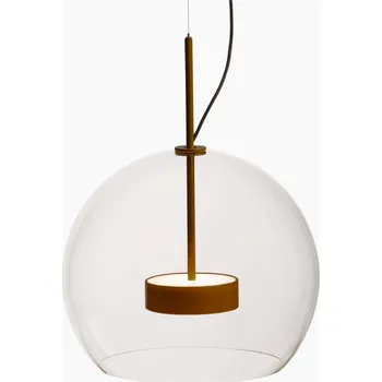 Lucis Luxusní skleněné svěšené svítidlo Omnia Glass Barva: Měděná, Teplota chromatičnosti / Stmívání: 3000 Kelvinů / Stmívatelné DALI, Průměr: 250 mm ZL1.K1.N25.72M DALI2 Luxusní skleněné svěšené svítidlo Omnia Glass