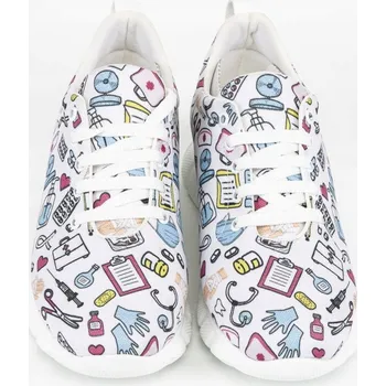 Dámská zdravotní obuv Tenisky Canvas zdravotní obuv se vzorem medicína 39