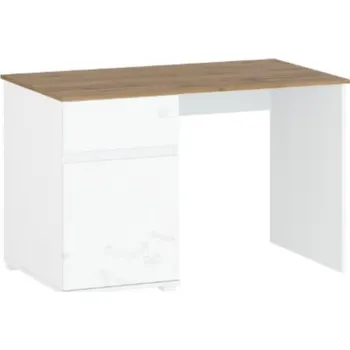 Obývací stěna VIGO PC stůl 1d1s/120 bílý lesk