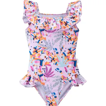 Dívčí plavky Dětské Jednodílné plavky AQUAWAVE VERONA KIDS M000209603 – Růžová 134