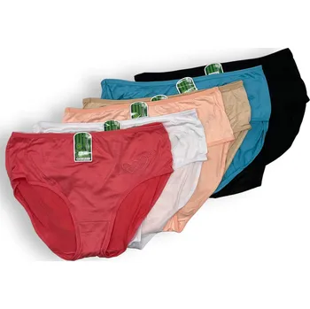 Kalhotky TMNT Dámské nadměrné kalhotky MIX barvy 3x kusy 109 Barva: Černá, Velikost: 5XL-6XL