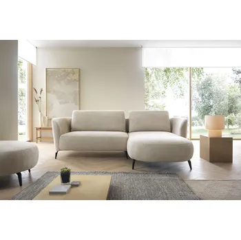 Sedací souprava PCo Rohová sedací souprava ANCONA, 260 cm Roh pohovky: Levý roh, Barva látky: FLOW 10 (Hořčicově žlutá)