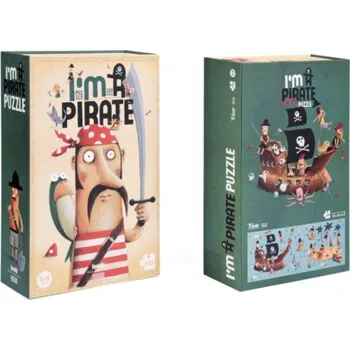 Puzzle LONDJI Velké puzzle Já jsem pirát - 100 pcs