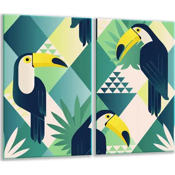 Obraz Krájecí deska TMK ArtDeko sklo 2 ks