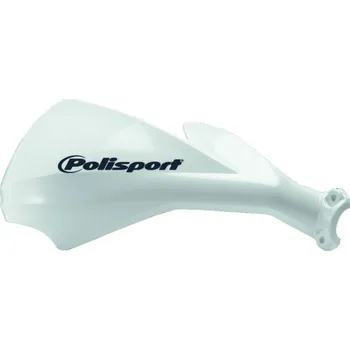 Chránič řídítek pro čtyřkolku Chrániče páček POLISPORT SHARP 8304000111 s univerzální montážní sadou bílá (Barva: bílá) 8304000111