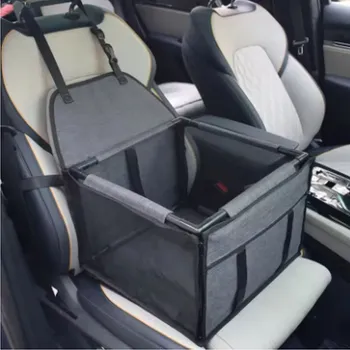 Pelíšek pro psa Voděodolný cestovní pelíšek do auta pro malé psy (autosedačka) Barva: tmavě šedá 