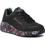 Sneakersy Skechers Uno Lite Lovely Luv 314976L/BKMT Černá 28_5