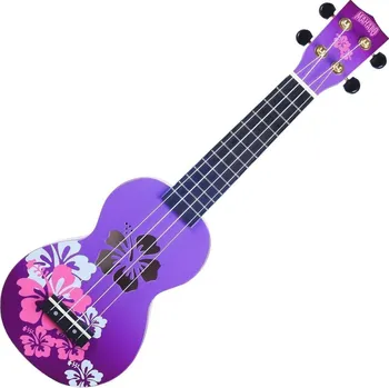 Strunný nástroj Mahalo Hibiscus Purple Burst Sopránové ukulele