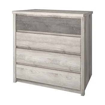 Komoda JAZZ komoda 4s kaštan nairobi/ onyx