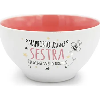 Snídaňová miska Naprosto úžasná sestra