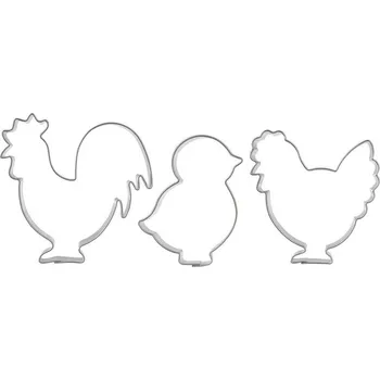 Orion Vykrajovačka nerez jaro I 3 ks