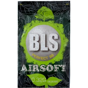 Airsoftová kulička BLS Perfect BB BIO kuličky 0,32g 3120ks - 1kg [BLS]