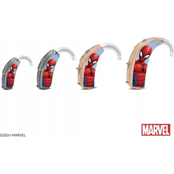 Skiny / samolepky na sluchadla - Marvel Spider-Man