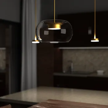 Lucis Designové svěšené skleněné svítidlo Nupar Glass Barva: Zlatá, Stmívání: Nestmívatelné, Teplota chromatičnosti: 4000 Kelvinů ZT.K2.NU3.71 Designové svěšené skleněné svítidlo Nupar Glass