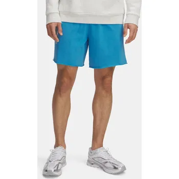 Pánské kraťasy Pánské kraťasy Under Armour UA Rival TerryLogo8inShort - tyrkysové Velikost: L